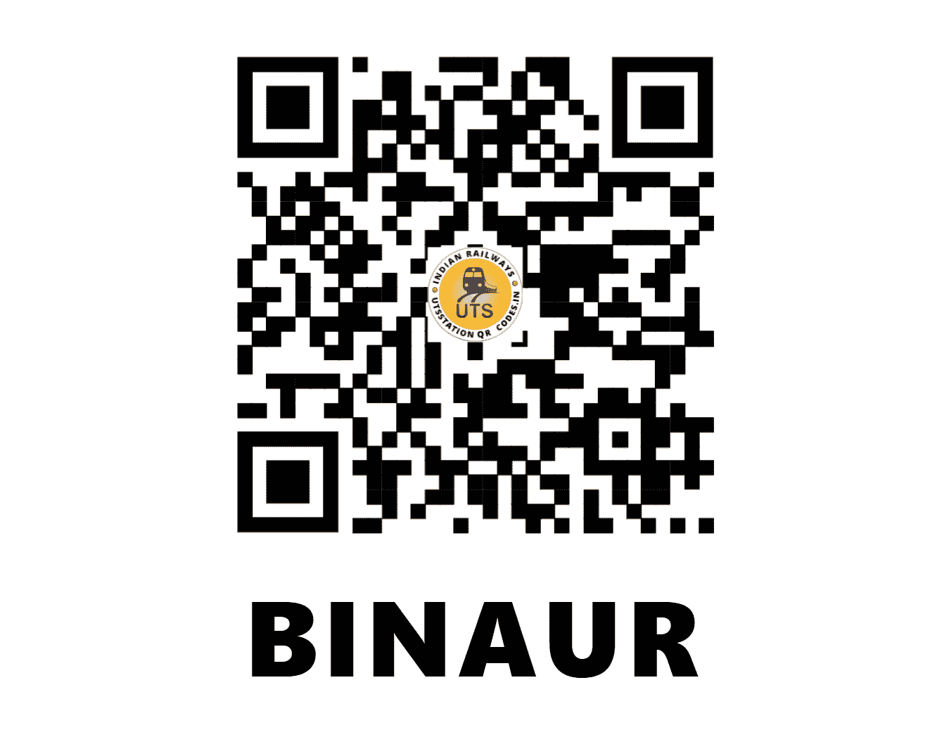 UTS QR Code for BINAUR - BNAR (NC - UTTAR PRADESH)